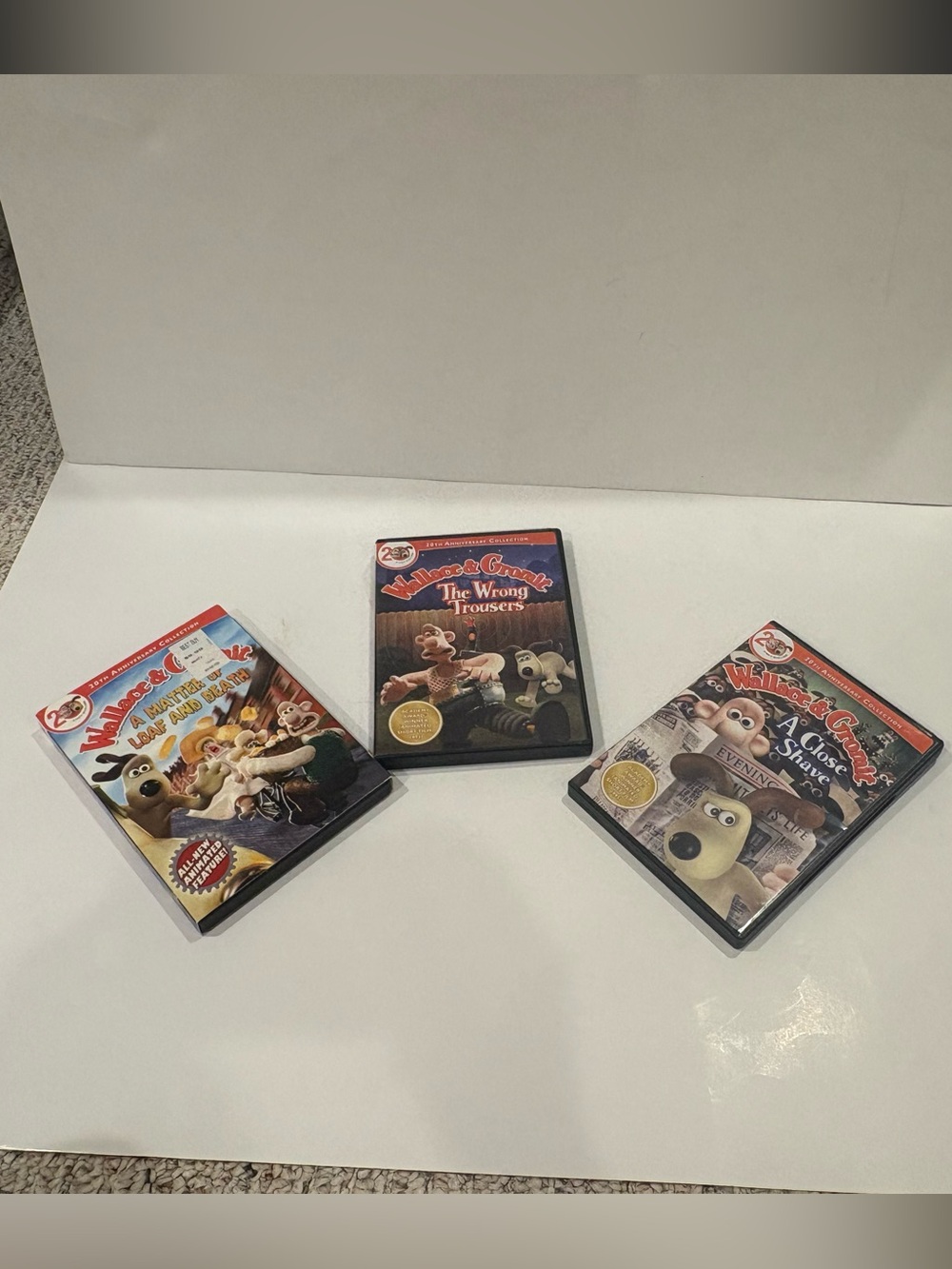 Wallace and Gromit DVD Lot of 3